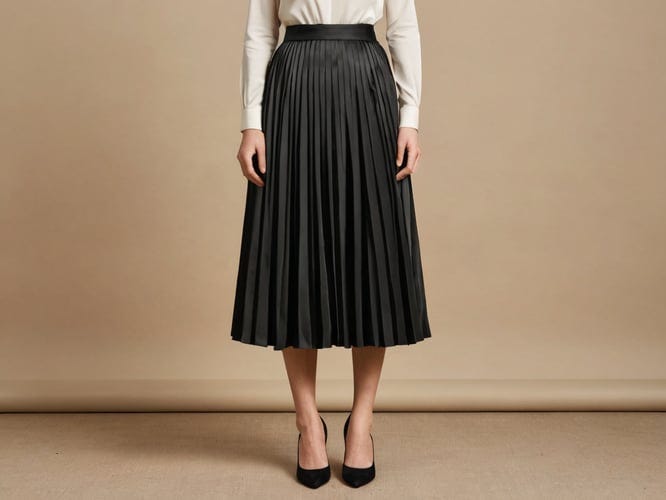 Black-Pleaded-Skirt-1