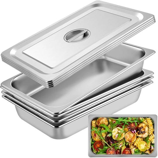 vevor-4-pack-hotel-pan-3-7-deep-steam-table-pan-full-size-with-lid-20-8l-x-13w-roasting-pan-20-8-x-1-1