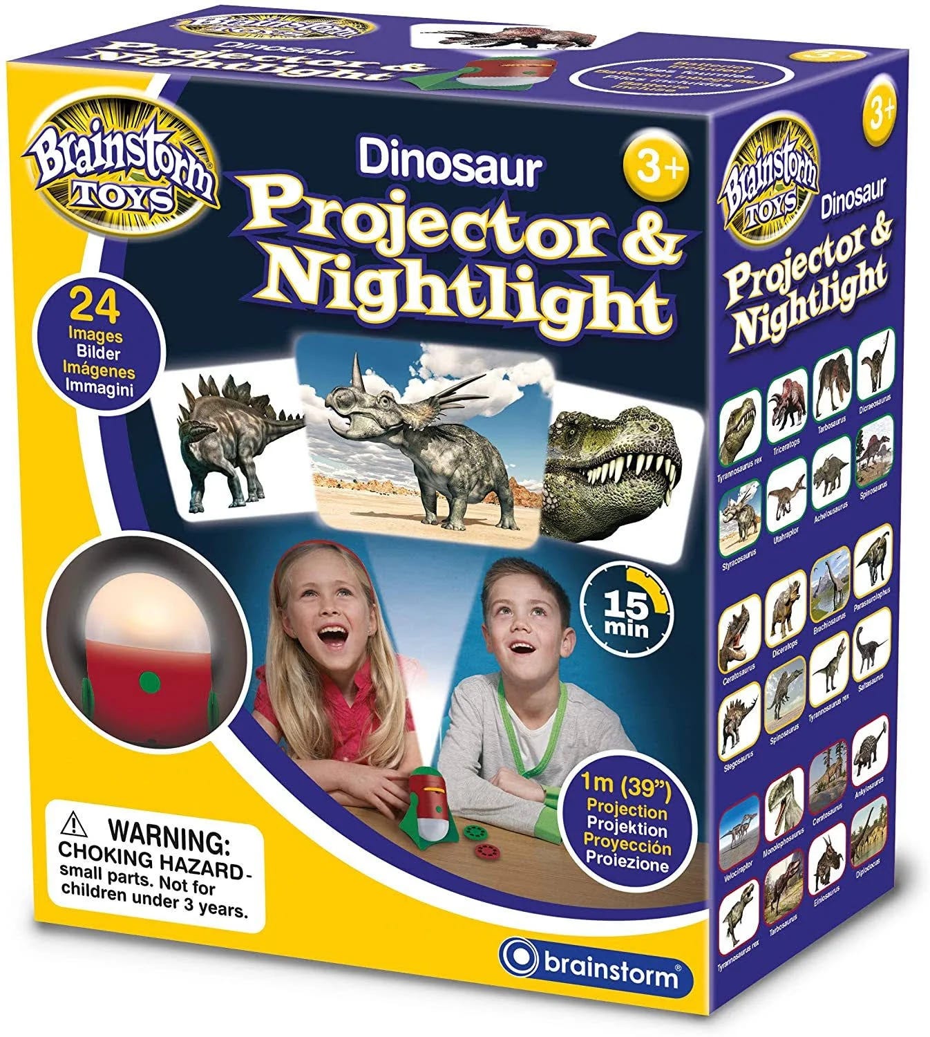 Dinosaur Projection Night Light for Kids: Educational STEM Toy | Image