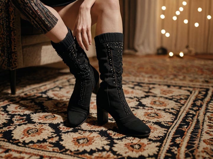 Black-Sock-Boots-Low-Heel-6
