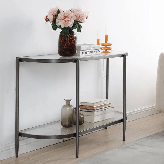 gatsby-console-hall-table-fluted-glass-brushed-gunmetal-grey-earn-everyday-rewards-afterpay-availabl-1