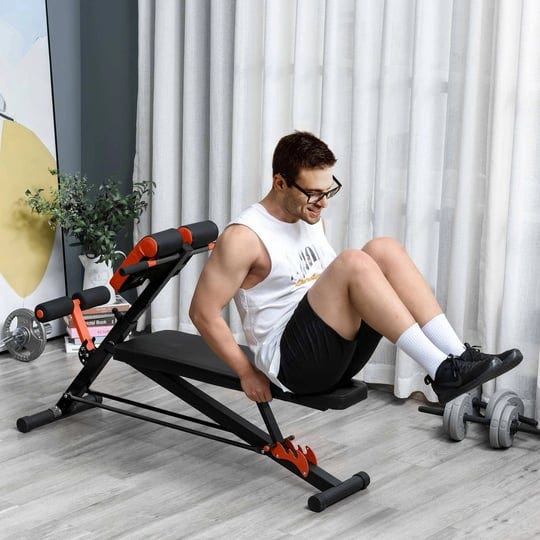 soozier-folding-adjustable-hyper-extension-bench-dumbbell-weight-ab-multifunction-workout-press-1