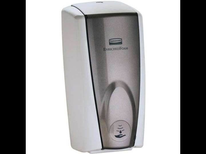 rubbermaid-auto-foam-soap-dispenser-gray-pearl-white-1