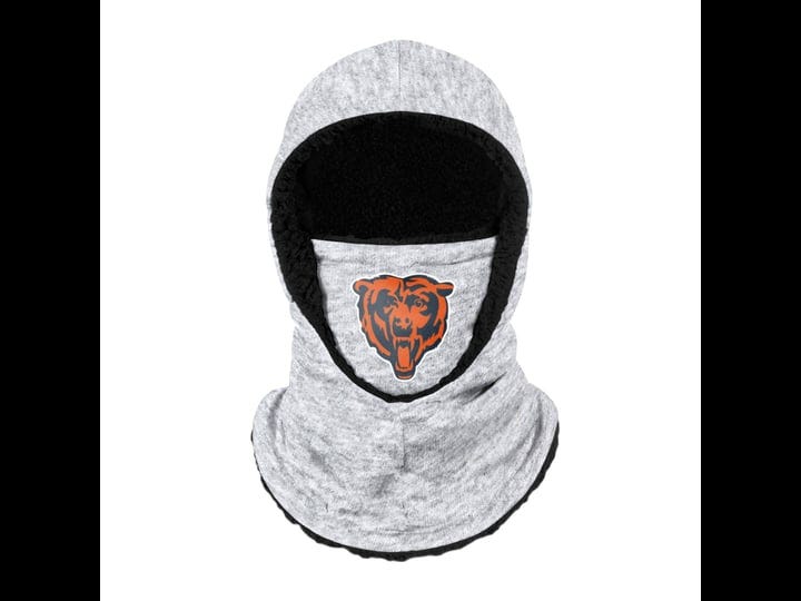 foco-chicago-bears-nfl-heather-grey-big-logo-hooded-gaiter-1