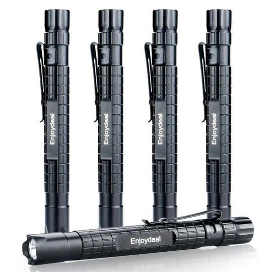 enjoydeal-5pcs-led-pen-light-flashlight-ultra-slim-xp-e-r3-1000lm-penlight-waterproof-pocket-flashli-1