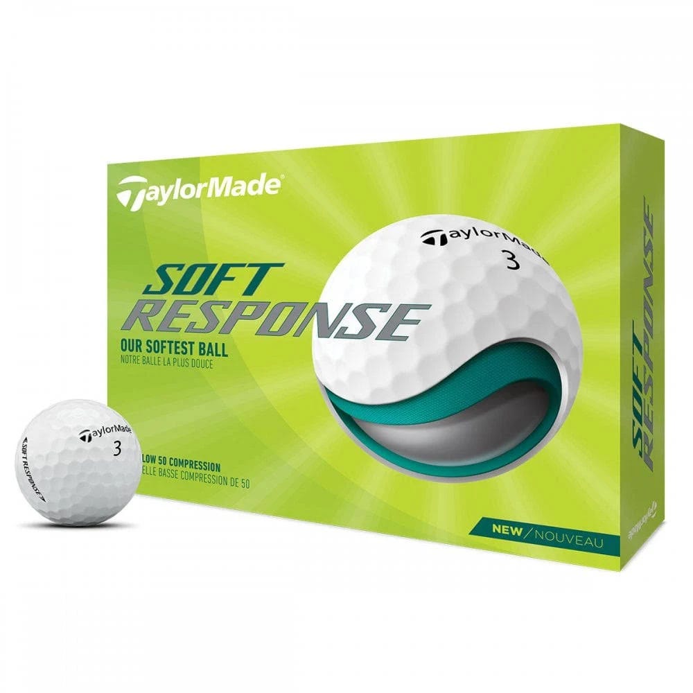 Soft Response White Golf Balls from TaylorMade Golf | Image