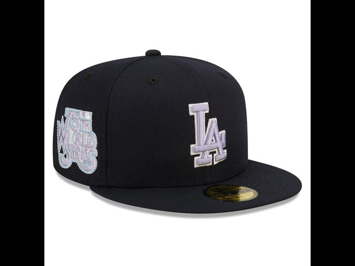 new-era-los-angeles-dodgers-75th-world-series-lavender-undervisor-59fifty-fitted-hat-navy-blue-mlb-c-1