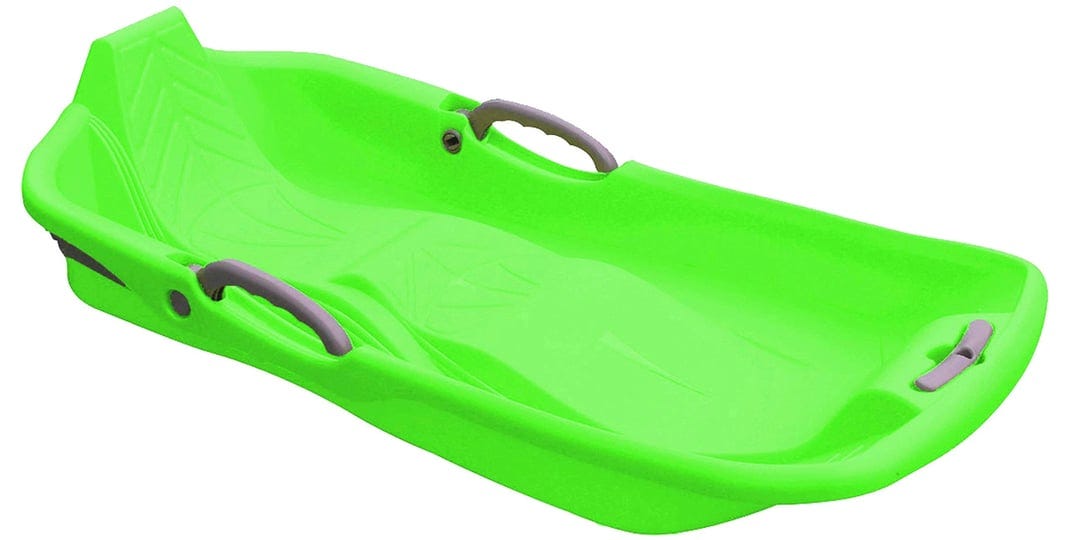 belli-be80344-green-snow-sled-2-seater-with-brake-and-handle-cord-for-kids-and-adults-8-x-17-9-x-35--1