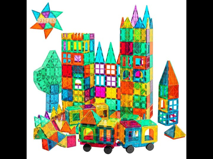 bmag-130pcs-magnetic-tiles-building-blocks-3d-magnet-blocks-construction-playboards-for-kids-toddler-1