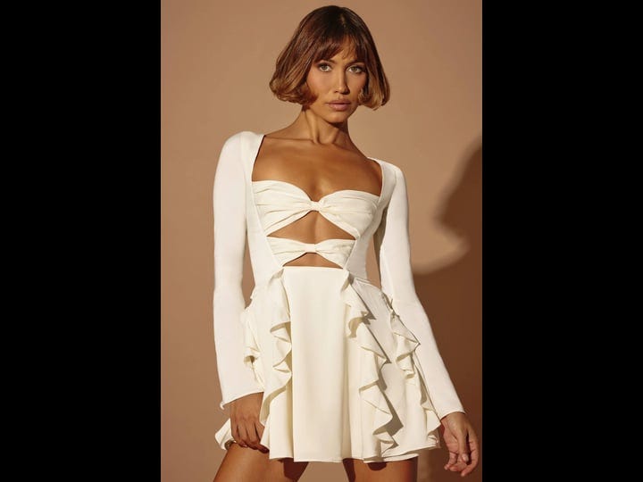 oh-polly-long-sleeve-bow-mini-dress-in-ivory-3