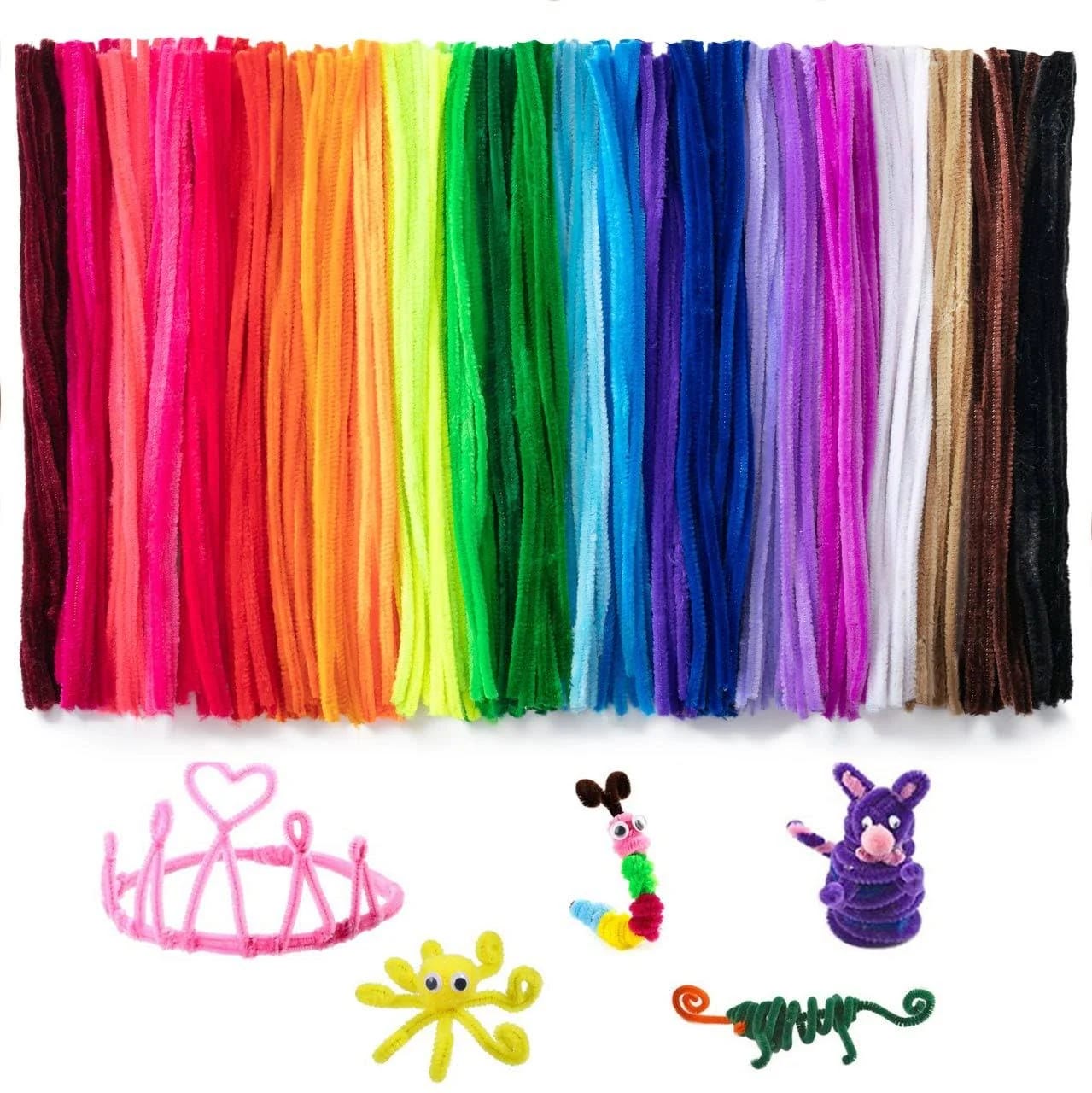 Mr. Pen: Diverse 27 Color, 324-Piece Pipe Cleaner Craft Collection | Image