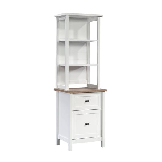 sauder-cottage-road-white-storage-tower-cabinet-with-drawers-1