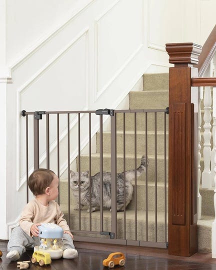 innotruth-28-9-42-1-baby-gate-with-door-for-dogs-30-tall-pressure-mounted-dog-gates-for-the-house-ex-1