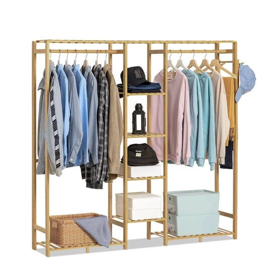 monibloom-bamboo-6-tiers-modern-clothes-rack-with-pants-scarves-racks-natural-for-bedroom-living-roo-1