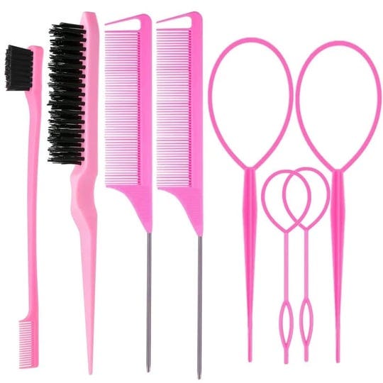 zvorel-8pcs-hair-brushes-set-with-4pcs-topsy-hair-tail-tools-1pcs-bristle-teasing-hair-brush-1pcs-ed-1