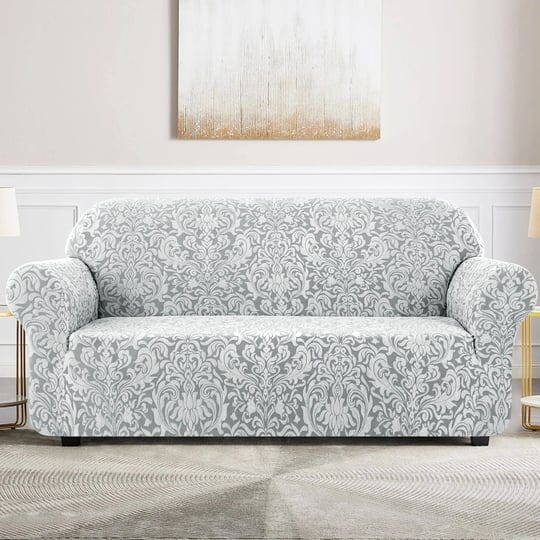 jacquard-damask-couch-cover-light-gray-twin-1