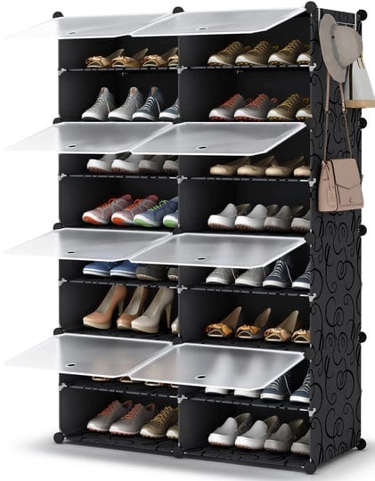 homidec-shoe-rack-8-tier-shoe-storage-cabinet-32-pair-plastic-shoe-shelves-organizer-for-closet-hall-1