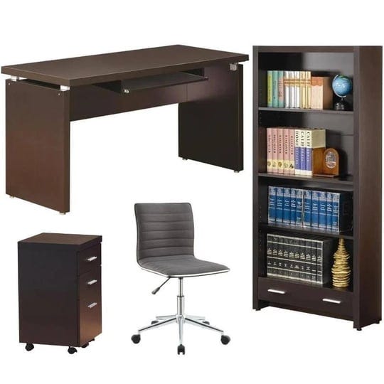 home-square-4-piece-set-with-bookcase-mobile-file-cabinet-office-chair-and-desk-2417504-pkg-1