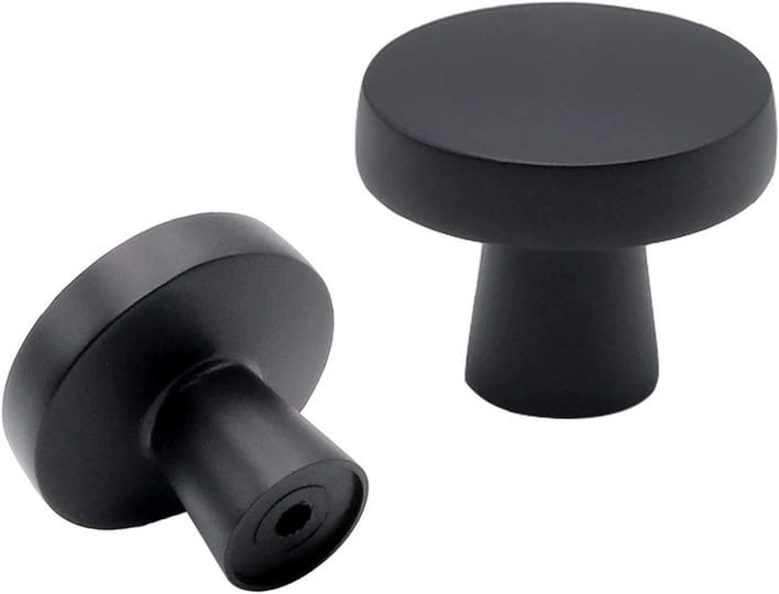 goldenwarm-5-pack-modern-cabinet-knobs-flat-black-cabinet-door-knobs-ls5310bk-decorative-kitchen-cab-1