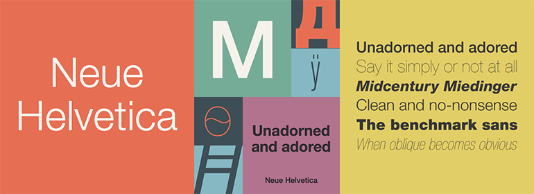 Helvetica Neue Typeface