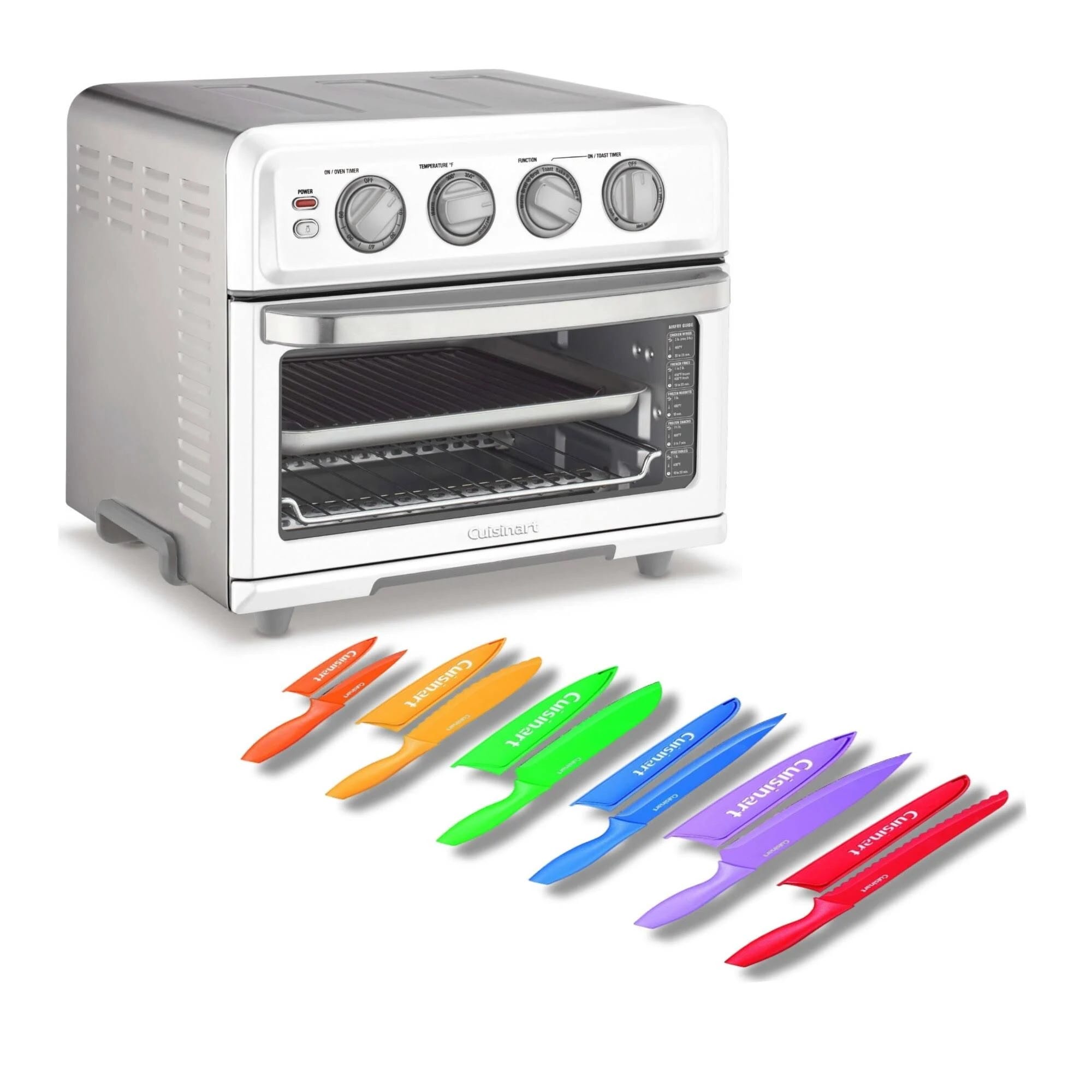 Cuisinart Airfryer Toaster Oven with Grill and 12-Piece Knife Set | Image
