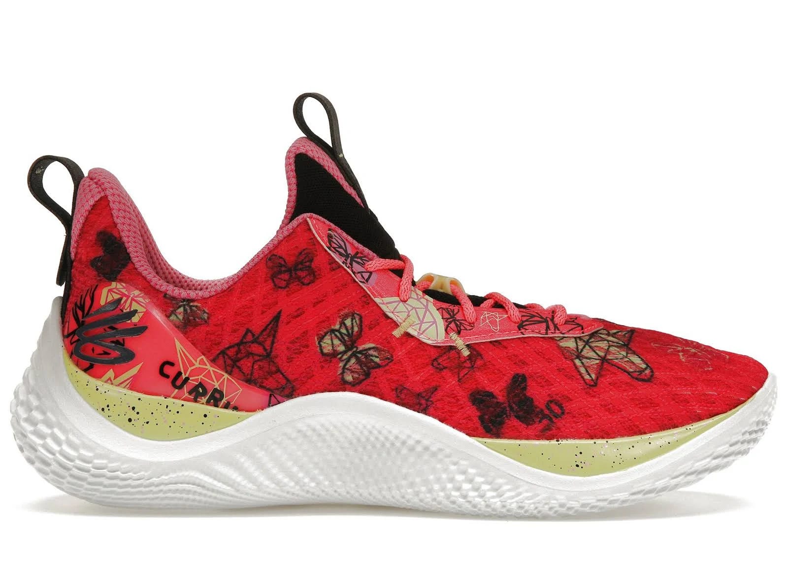 Curry 10 'Unicorn & Butterfly' Basketball Shoes - Pink | Image