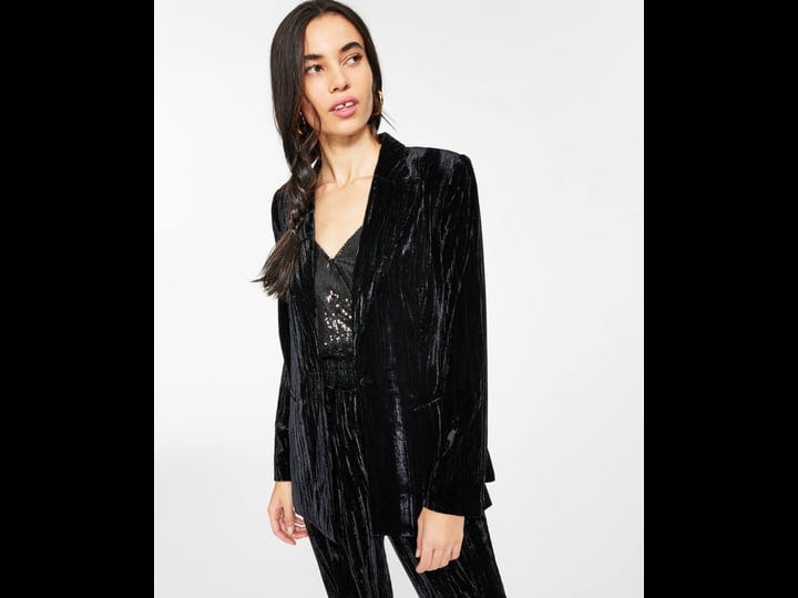 leyden-womens-velvet-one-button-blazer-womens-size-small-black-1