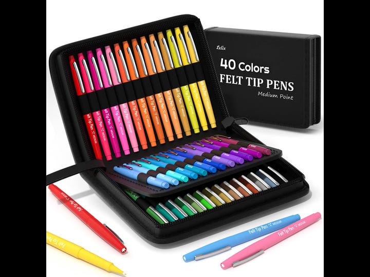 lelix-40-colors-felt-tip-pens-with-case-medium-point-felt-pens-felt-tip-markers-pens-for-journaling--1