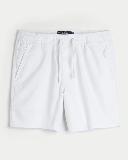 mens-linen-blend-pull-on-shorts-7-in-white-size-xs-from-hollister-1