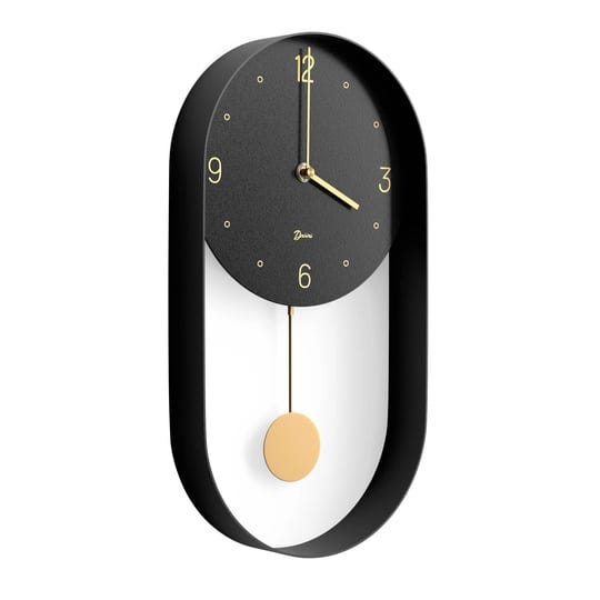 driini-modern-pendulum-wall-clock-decorative-and-unique-metal-frame-with-8-inch-face-contemporary-mi-1