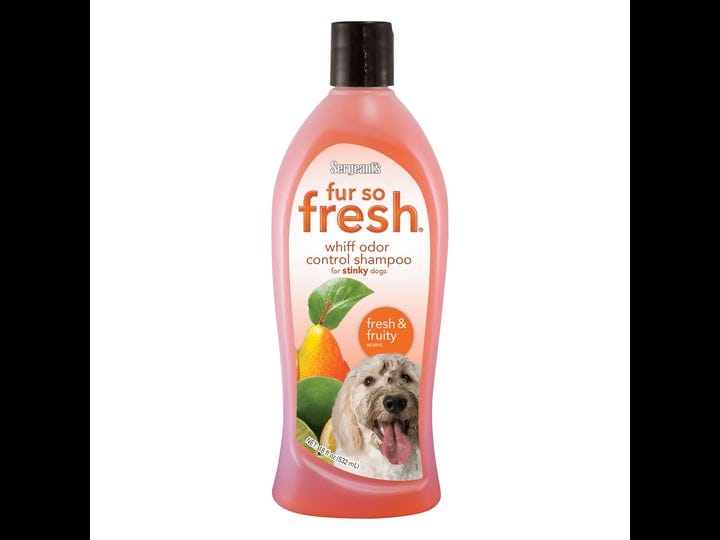 sergeants-fur-so-fresh-shampoo-whiff-odor-control-fresh-fruity-scent-18-fl-oz-1