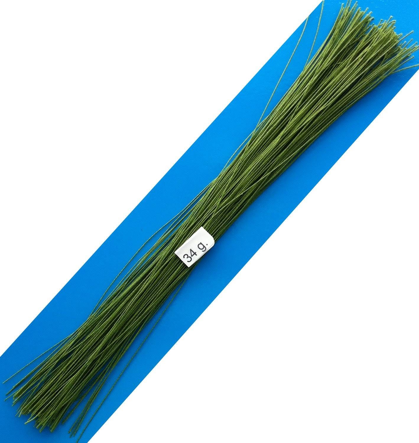 Versatile 34 Gauge Green Floral Wire for 12-Inch Arrangements | Image