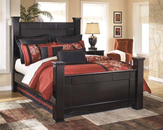 ashley-shay-queen-poster-bed-in-black-1