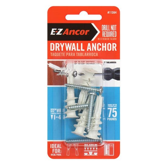 itw-e-z-ancor-11364-twist-n-lock-75-lb-self-drilling-drywall-anchor-1