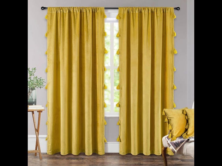driftaway-boho-velvet-handmade-tassel-curtain-room-darkening-thermal-insulated-window-curtains-50wid-1