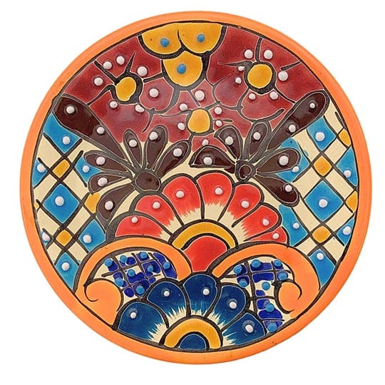 casa-fiesta-designs-colorful-handmade-decorative-ceramic-plate-authentic-mexican-talavera-plates-1