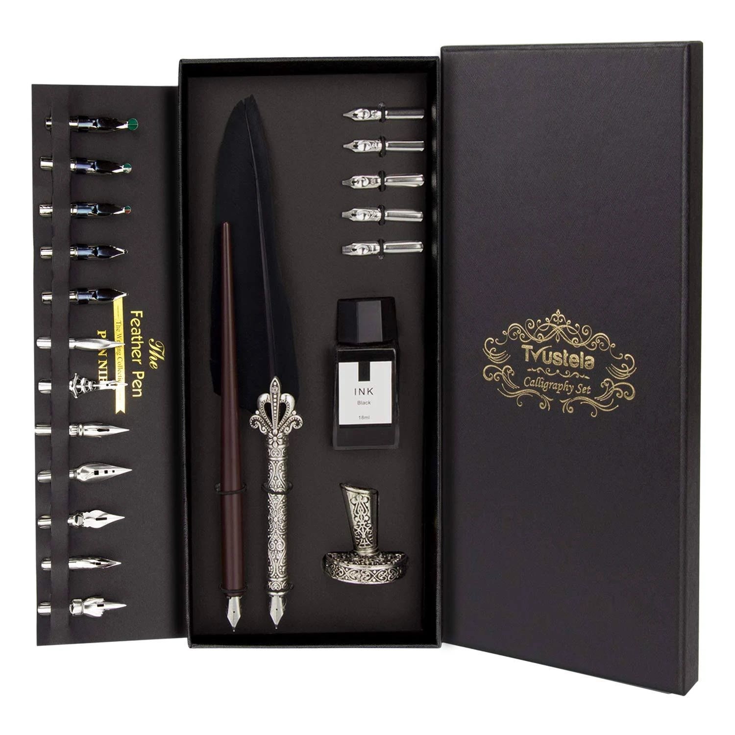 Calligraphy Feather Pen Set for Beautiful Writing | Image