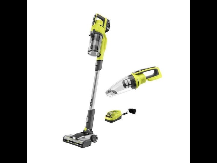 ryobi-one-18v-cordless-stick-and-hand-vacuum-cleaner-2-piece-with-4-0-ah-battery-and-charger-pcl720k-1