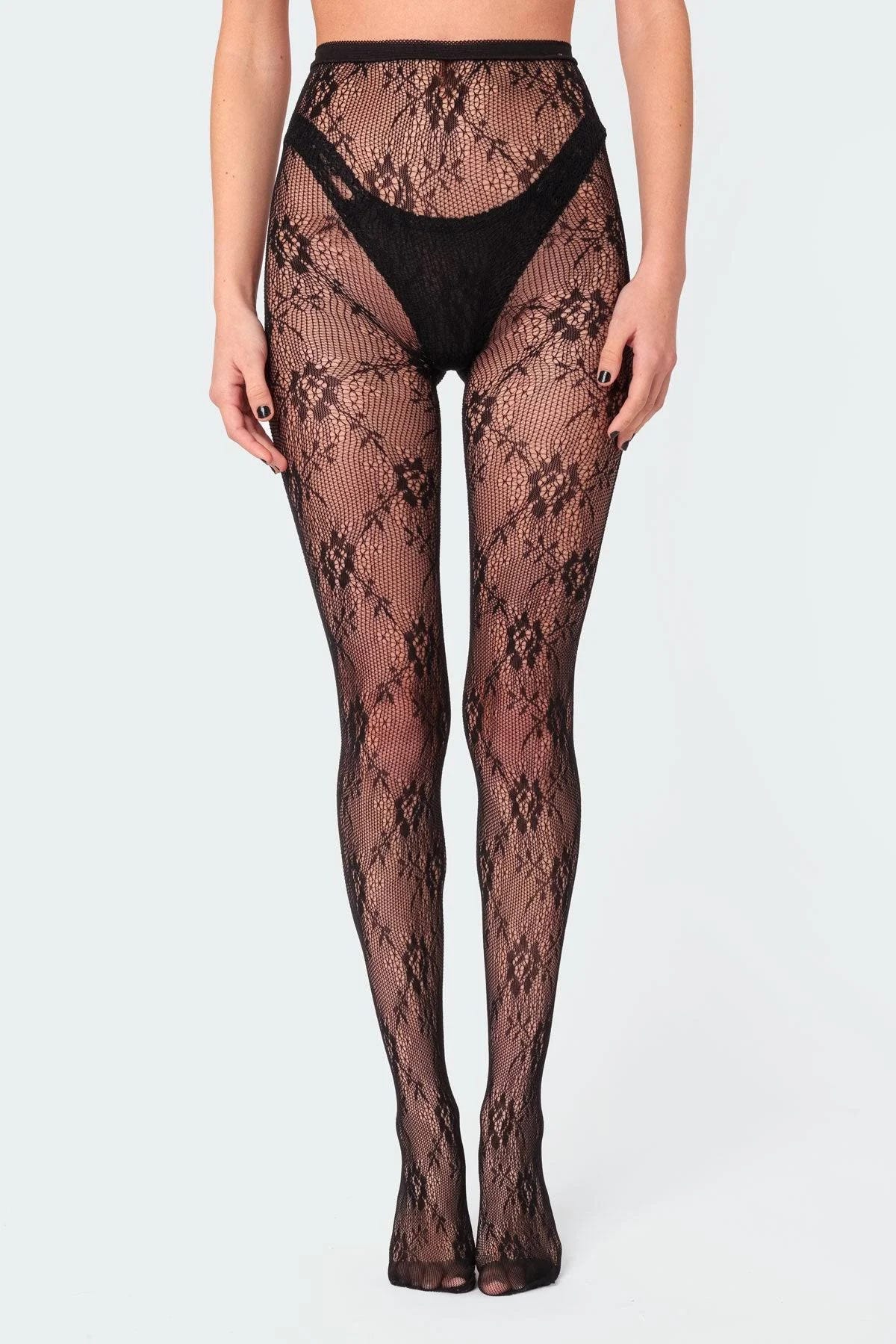 Sheer Lace Tights: Stylish and Comfortable | Image