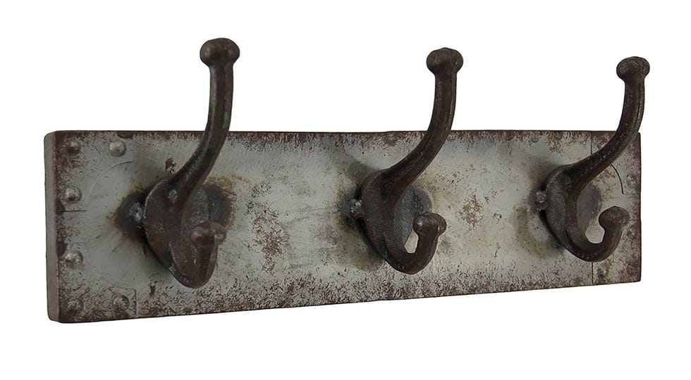 zeckos-faux-aged-steel-finish-industrial-style-triple-metal-wall-hook-1