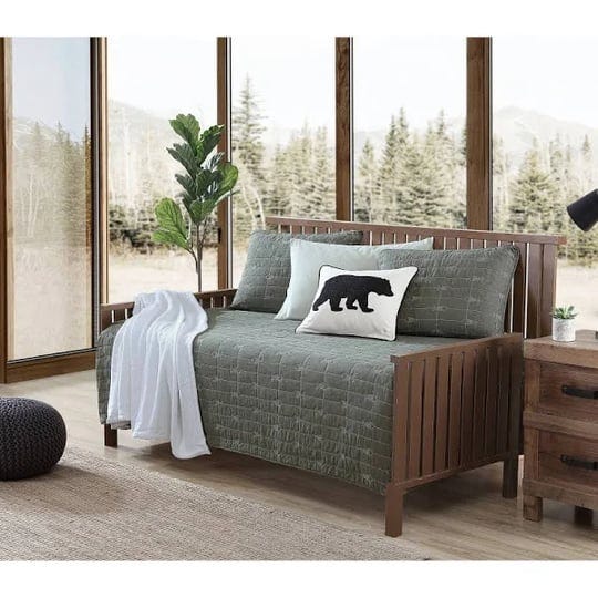 eddie-bauer-troutdale-solid-cotton-green-4-piece-daybed-set-1