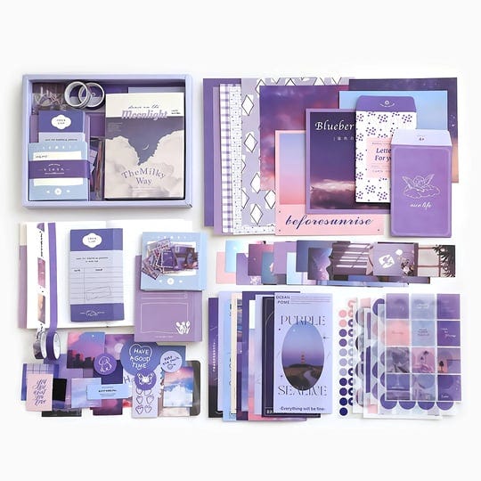 la-queenie-aesthetic-scrapbook-kit326pcs-scrapbooking-supplies-kitart-journaling-supplies-with-stati-1