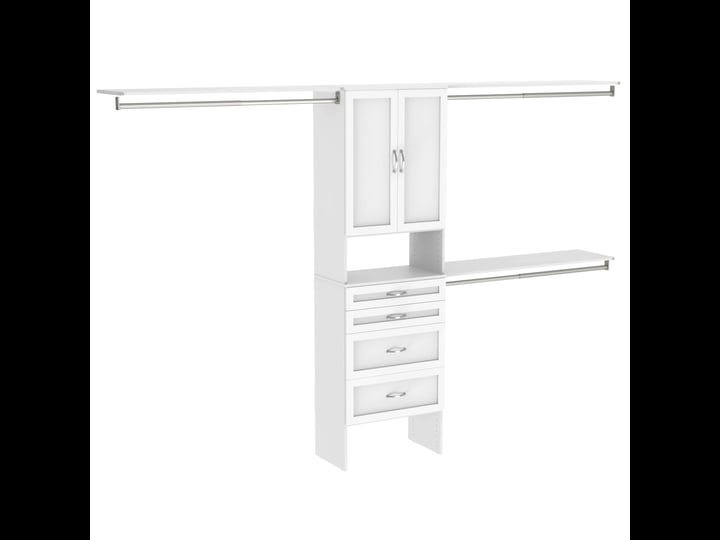 closetmaid-suitesymphony-closet-organizer-with-shelves-2-doors-4-drawers-25-inch-pure-white-1