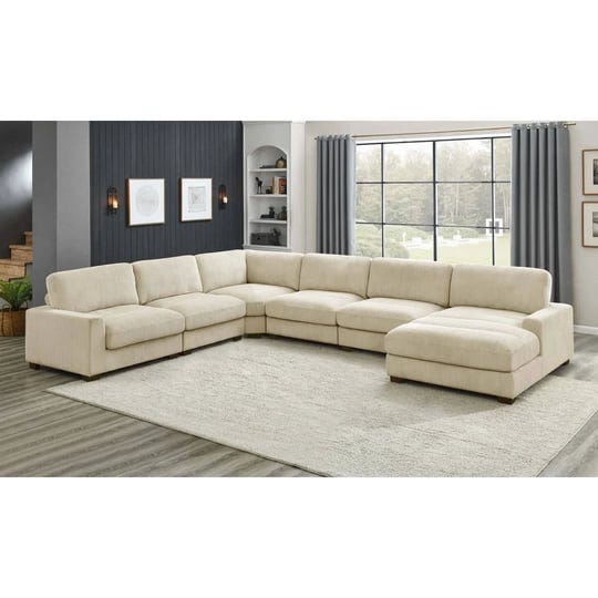 aristedes-164-wide-left-hand-facing-modular-corner-sectional-wade-logan-fabric-beige-1