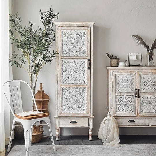 distressed-white-wood-tall-rustic-display-cabinet-with-storage-french-country-curio-accent-door-cabi-1