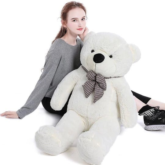 39-soft-100-pp-cotton-toy-giant-100cm-big-cute-white-plush-teddy-bear-huge-1