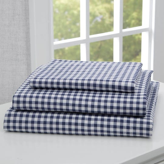 navy-gingham-3-piece-twin-sheet-set-delta-children-1