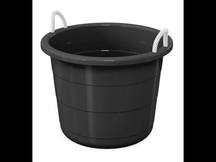 life-story-17-gal-flexible-plastic-storage-tub-bucket-with-rope-handles-black-1