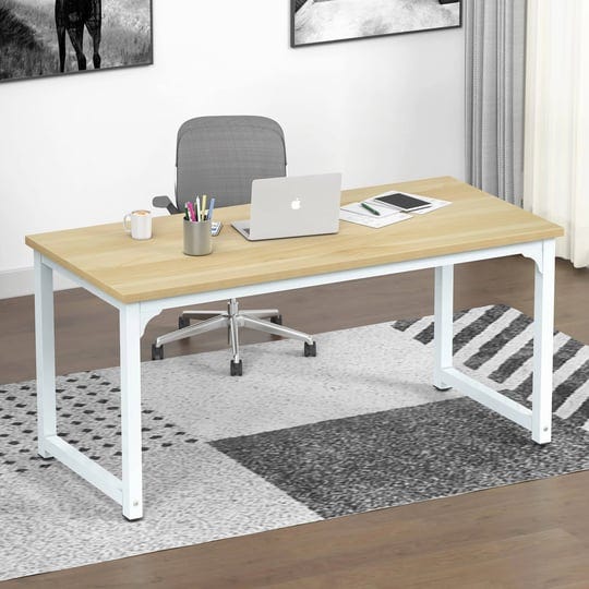 nsdirect-63-computer-desklarge-home-office-desk-wide-workstation-1-inch-thicker-tabletop-1
