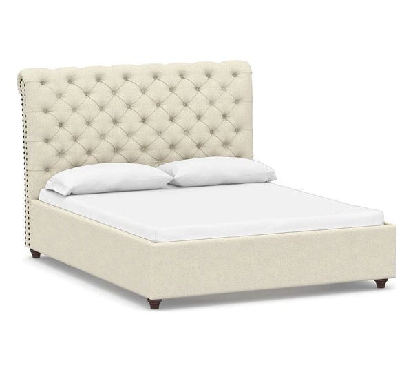 chesterfield-upholstered-bed-queen-basketweave-slub-oatmeal-pottery-barn-1